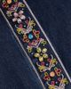 Cinq à Sept Women's Birdie Embellished Denim Top - 7
