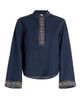 Cinq à Sept Women's Birdie Embellished Denim Top - 8
