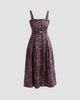 Cinq à Sept Women's Branwen Paisley Denim Midi Dress - 6