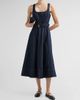 Cinq à Sept Women's Cambree Denim Fit & Flare Belted Midi-Dress - 2