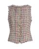 Cinq à Sept Women's Carmen Wildflower Tweed Vest - 1