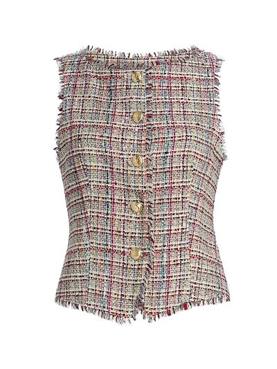 Cinq à Sept Women's Carmen Wildflower Tweed Vest