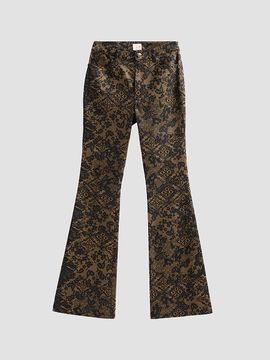 Cinq à Sept Women's Charlie Patchwork-Lace Print Jeans