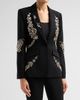 Cinq à Sept Women's Cheyenne Crystal Cascade Blazer - 4