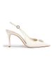 Cinq à Sept Women's Claire 85MM Crystal Brooch Satin Slingback Pumps - 4