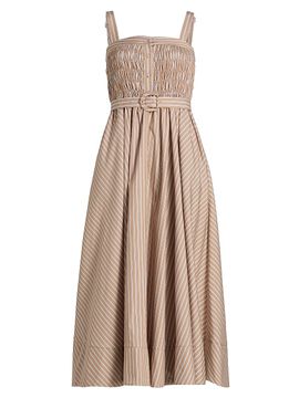 Cinq à Sept Women's Clara Stripe Zoie Midi-Dress