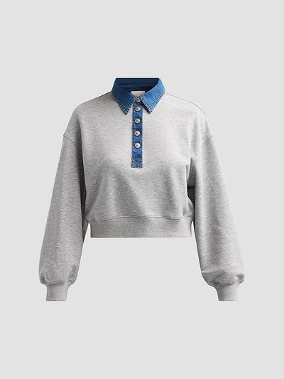 Cinq à Sept Women's Corenna Mixed-Media Sweater