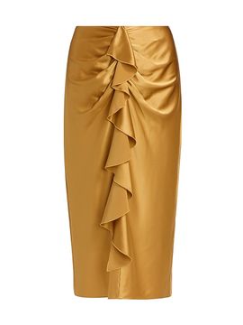 Cinq à Sept Women's Cynthia Silk Midi-Skirt