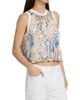 Cinq à Sept Women's Daisy Swirl Peia Printed Blouson Crop Top - 4