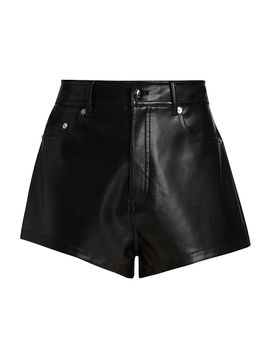 Cinq à Sept Women's Dani Faux Leather Shorts