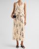 Cinq à Sept Women's Delaine Hand-Sketched Floral Midi Skirt - 2