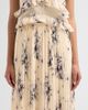 Cinq à Sept Women's Delaine Hand-Sketched Floral Midi Skirt - 5