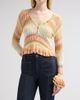 Cinq à Sept Women's Edith Space-Dyed Stripe Cardigan - 5