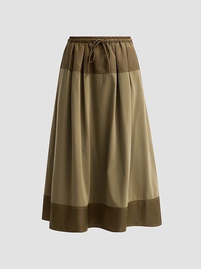 Cinq à Sept Women's Elisabetta Colorblocked Midi Skirt
