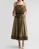 Cinq à Sept Women's Elisabetta Colorblocked Midi Skirt - 2