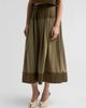 Cinq à Sept Women's Elisabetta Colorblocked Midi Skirt - 4