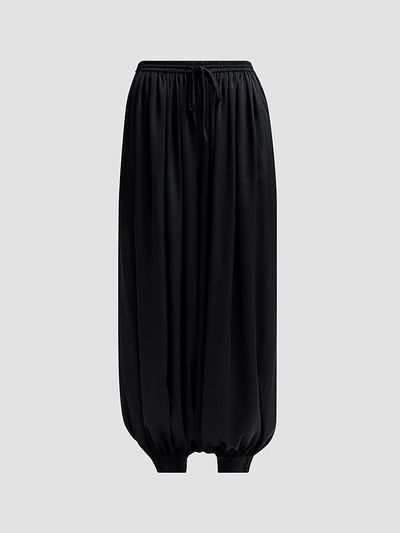 Cinq à Sept Women's Esme Pleated Satin Balloon Pants