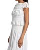 Cinq à Sept Women's Evalina Gathered Ruffle Crop Top - 4