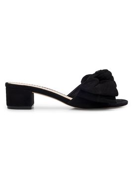 Cinq à Sept Women's Faith 40MM Bow-Detail Block-Heel Sandals