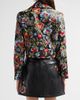 Cinq à Sept Women's Genevive Floral-Embroidered Biker Jacket - 3