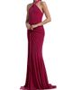Cinq à Sept Women's Gulliame Halter Keyhole Gown - 4
