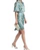 Cinq à Sept Women's Hendrix Paisley Fringed Wrap Minidress - 2