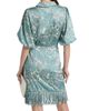 Cinq à Sept Women's Hendrix Paisley Fringed Wrap Minidress - 5