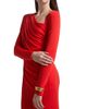 Cinq à Sept Women's Jalyn Draped Jersey Midi-Dress - 6