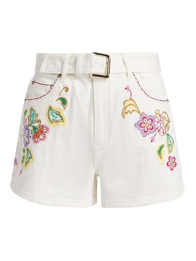 Cinq à Sept Women's Jardin Boheme Belted Ceil Shorts