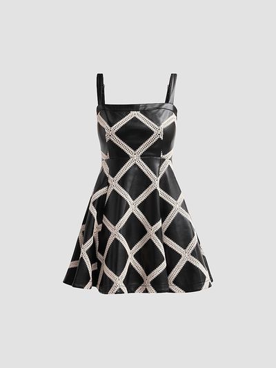 Cinq à Sept Women's Jelena Faux Leather Mini Dress
