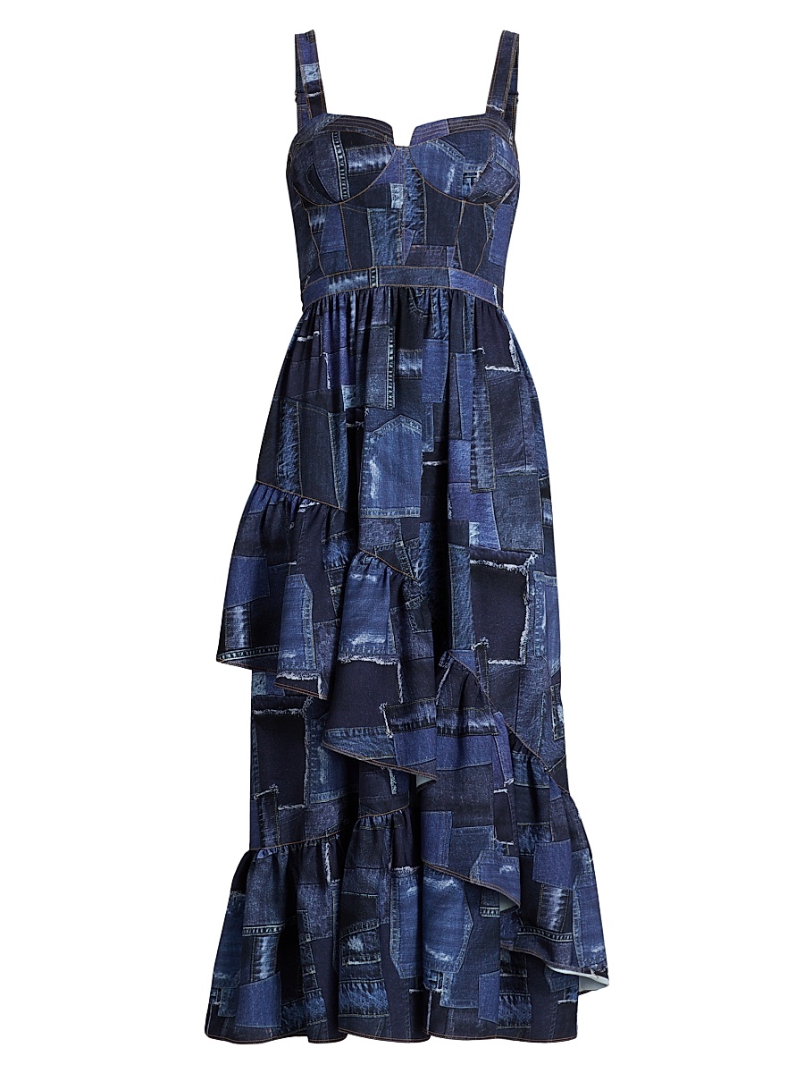 Cinq  Sept - Women's Jordyn Patchwork Cocktail Dress