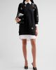 Cinq à Sept Women's Justina Baroque Patches Mini Dress - 2