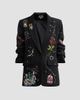 Cinq à Sept Women's Kelsa Starry Scribbles Blazer - 1