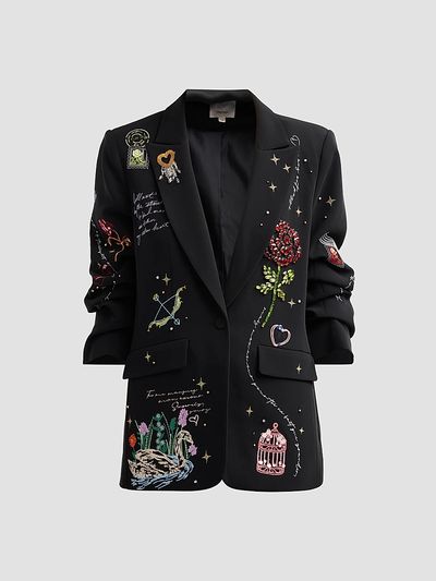 Cinq à Sept Women's Kelsa Starry Scribbles Blazer