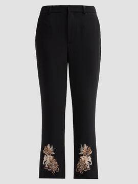 Cinq à Sept Women's Kerry Floral Border Crop Pants