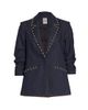 Cinq à Sept Women's Khloe Studded Denim Blazer - 1