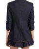 Cinq à Sept Women's Khloe Studded Denim Blazer - 5