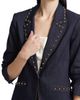 Cinq à Sept Women's Khloe Studded Denim Blazer - 6