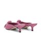 Cinq à Sept Women's Layla 50MM Knotted-Rose Suede Kitten-Heel Mules - 3