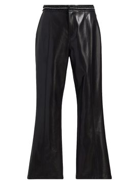 Cinq à Sept Women's Lise Chain Faux-Leather Pants