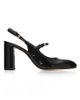 Cinq à Sept Women's Lola 80MM Patent Leather Slingback Pumps - 1