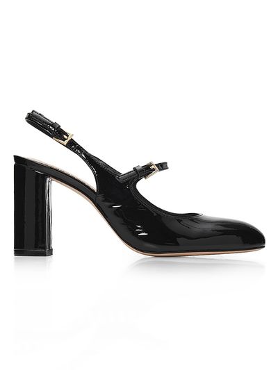 Cinq à Sept Women's Lola 80MM Patent Leather Slingback Pumps