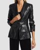 Cinq à Sept Women's Louisa Faux Leather Scrunched Jacket - 3