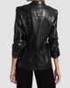Cinq à Sept Women's Louisa Faux Leather Scrunched Jacket - 5