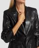 Cinq à Sept Women's Louisa Faux Leather Scrunched Jacket - 6