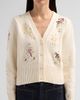 Cinq à Sept Women's Love Letter Floral Cardigan - 5