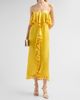 Cinq à Sept Women's Luma Silk Fringe-Trim A-Line Midi Dress - 4