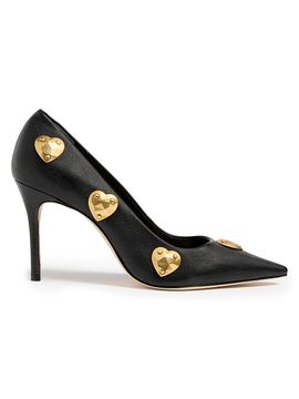 Cinq à Sept Women's Luna 85MM Embellished Leather Pumps