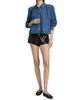 Cinq à Sept Women's Lyla Puff-Sleeve Denim Shirt Jacket - 2