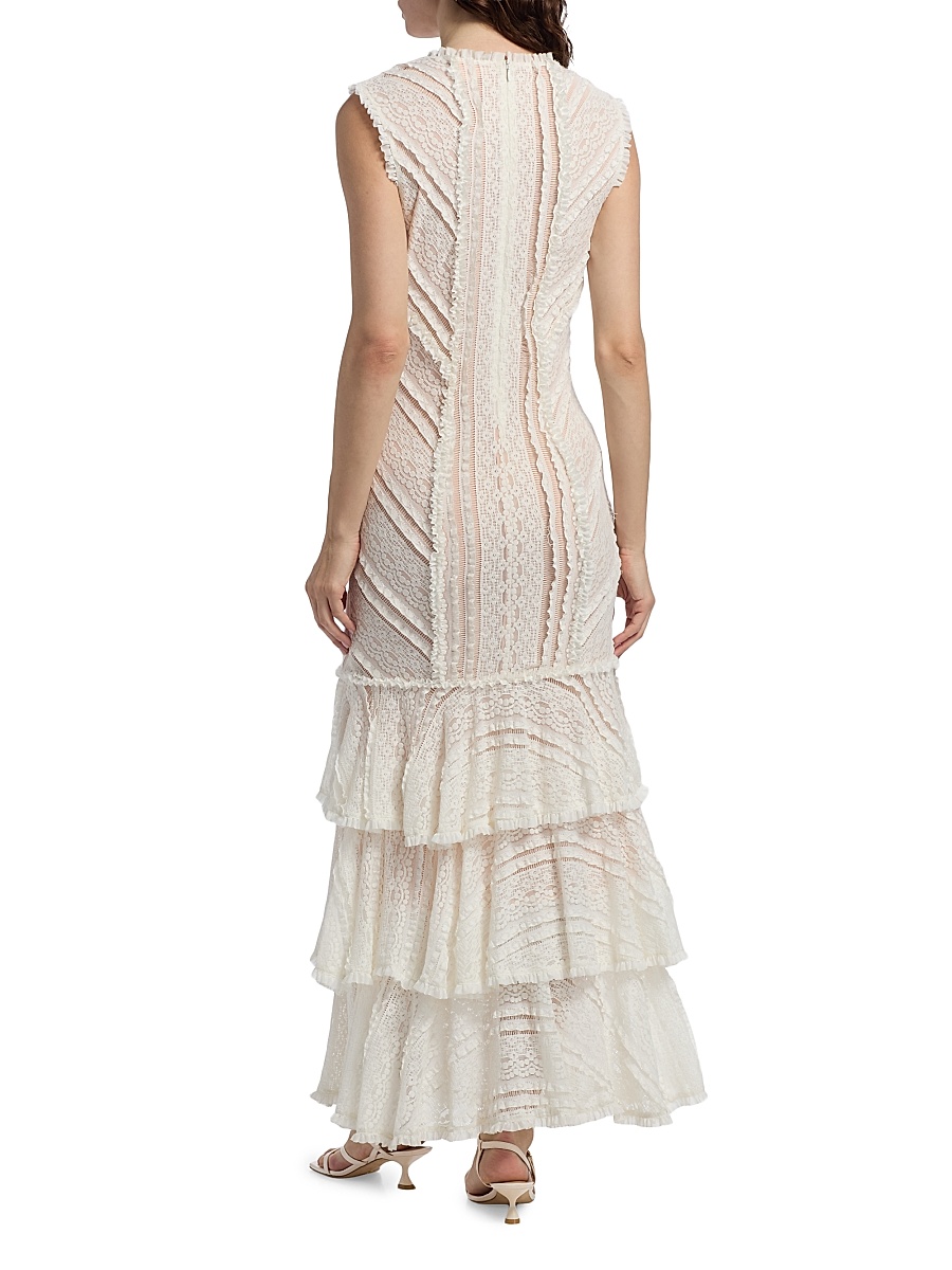 cinq a sept lace dress Lace Pattern Midi Length Dress